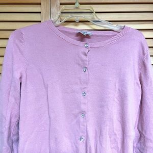 This is “LOFT” cardigan shirt. Size small